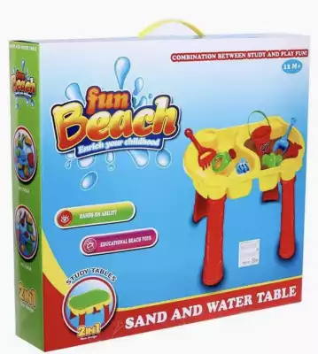 Столик песочница + парта Fun Beach 2в1